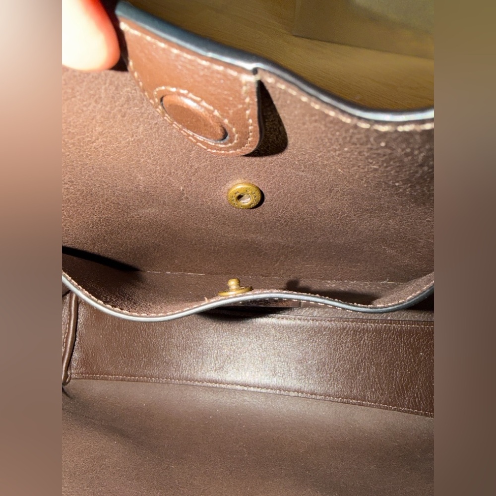 Coach Brooklyn 28 in Maple/Brown (purse charm not included) - Picture 12 of 15